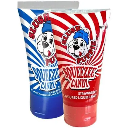 Grab Slush Puppie Squeeze Candy from Wonderland Sweets for just $3.50 with free local collections in Glenorchy, Tasmania. 