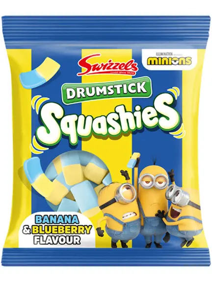 Grab Swizzels Minions Squashies from Wonderland Sweets for just $5.50 with free local collections in Glenorchy, Tasmania. 