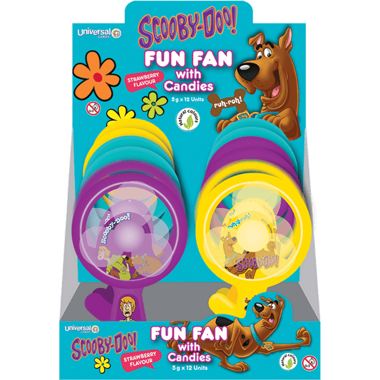 Grab Scooby Doo Fan with Candy from Wonderland Sweets for just $3.99 with free local collections in Glenorchy, Tasmania. 