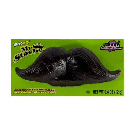 Grab Wack-o-Wax Mr Stache from Wonderland Sweets for just $3.99 with free local collections in Glenorchy, Tasmania. 