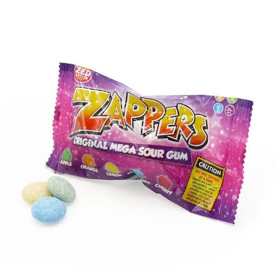 Grab Zappers Original Mega Sour Gum from Wonderland Sweets for just $3.50 with free local collections in Glenorchy, Tasmania. 