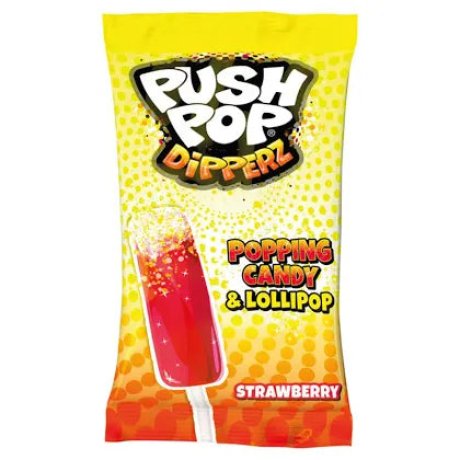 Grab Push Pop Dipperz from Wonderland Sweets for just $2.50 with free local collections in Glenorchy, Tasmania. 