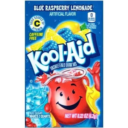 Grab Kool Aid Blue Raspberry from Wonderland Sweets for just $1.99 with free local collections in Glenorchy, Tasmania. 