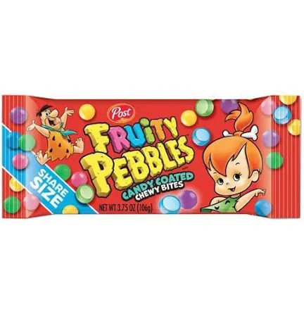 Grab Fruity Pebbles Chewy Bites from Wonderland Sweets for just $6.99 with free local collections in Glenorchy, Tasmania. 