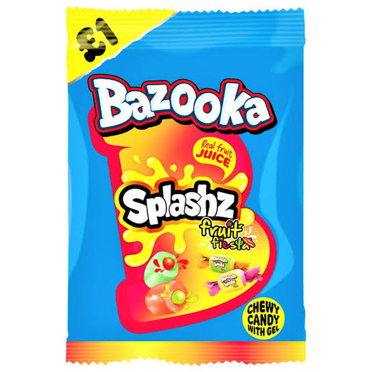 Grab Bazooka Splashz Fruit Fiesta from Wonderland Sweets for just $4.99 with free local collections in Glenorchy, Tasmania. 