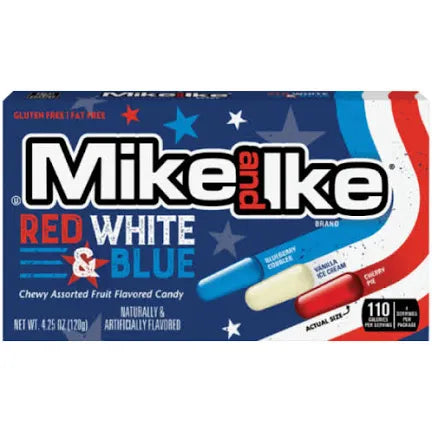 Grab Mike and Ike Red White & Blue from Wonderland Sweets for just $4.99 with free local collections in Glenorchy, Tasmania. 