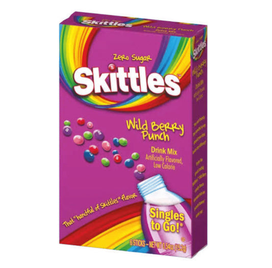 Grab Skittles Wild Berry Drink Sticks from Wonderland Sweets for just $6.99 with free local collections in Glenorchy, Tasmania. 